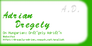 adrian dregely business card